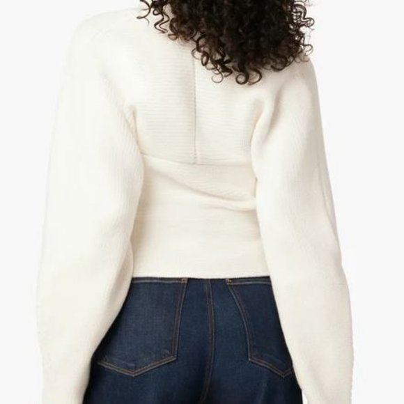 NWT Joe's Jeans Alice Sweater IVORY SIZE L XL - Picture 3 of 3